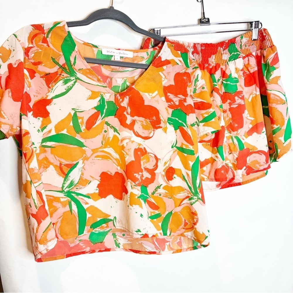 Meet Me In Santorin | Aprerol Sprtiz Top and Shorts